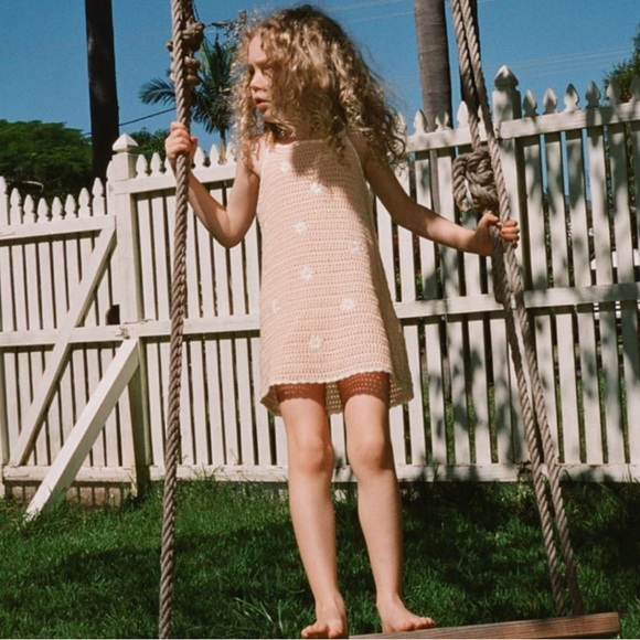 Zara Dresses Zara Daisy Crochet Knit Dress Poshmark